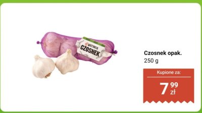 Czosnek opakowanie 250 g promocja w Biedronka