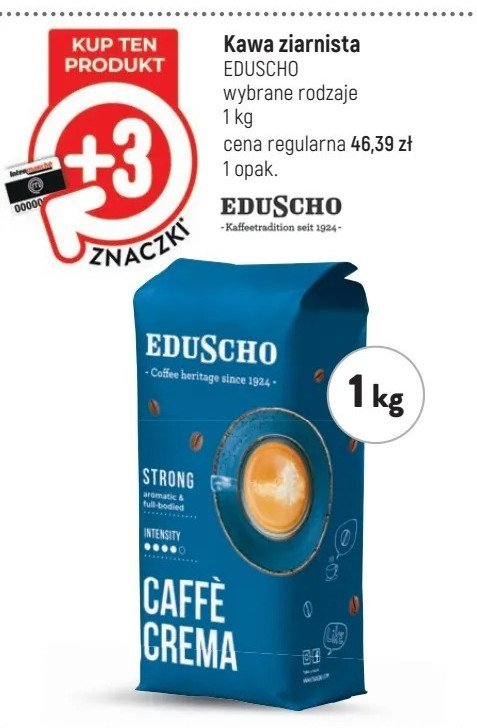 Kawa strong EDUSCHO CAFFE CREMA promocja