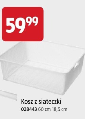 Kosz z siateczki Hard Head 60 cm 18,5 cm promocja w Jula