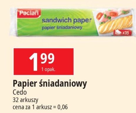 Papier śniadaniowy 14 m Paclan promocja