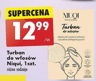Turban do włosów Niuqi promocja