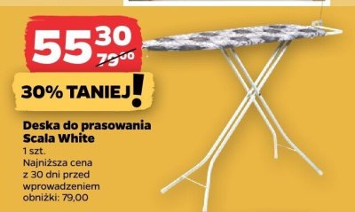 Deska do prasowania White promocja w Netto