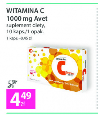 Witamina c 1000 mg Avetpharma promocja