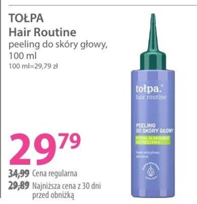 Peeling TOLPA Hair Routine do skóry głowy, 100 ml promocja w Hebe
