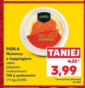 Hummus czerwone jalapeno Perla promocja