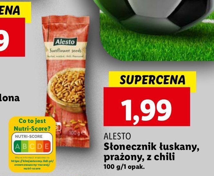 S艂onecznik z przypraw膮 chili Alesto promocja