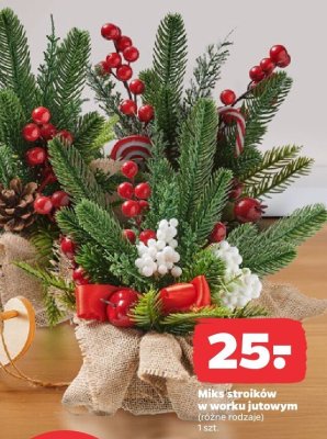 Miks stroików w worku jutowym (różne rodzaje) promocja w Netto