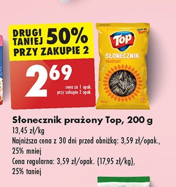 Słonecznik prażony Top promocja