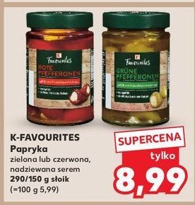 Papryka zielona nadziewana serem K-classic favourites promocja