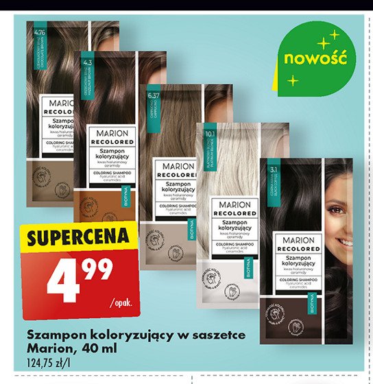 Szampon koloryzujący 4.76 Marion recolored promocja