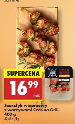 Szaszłyk wieprzowy z warzywami Czas na grill promocja