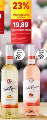 Wino Carlo rossi refresh mango sunrise promocja