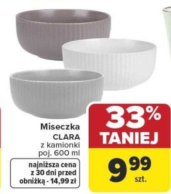 Miseczka CLARA z kanionki poj. 600 ml promocja w Carrefour