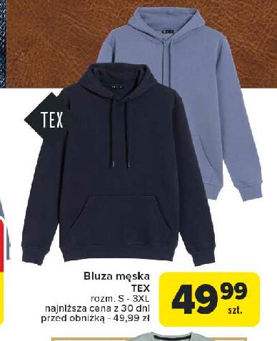 Bluza męska s-3xl Tex promocja w Carrefour