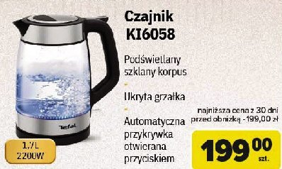 Czajnik ki6058 Tefal promocja