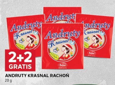Cukierki Andruty Krasnal Rachoń promocja w Stokrotka