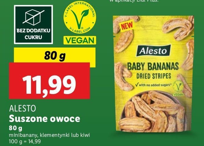 Klementynki suszone Alesto promocja