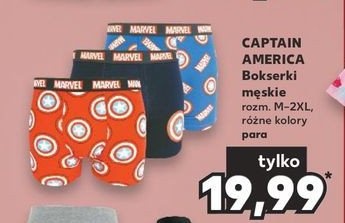 Bokserki captain america m-2xl promocja
