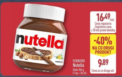 Nutella promocja w Aldi