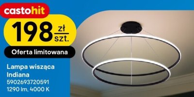 Lampa wisząca Indiana 1290 lm, 4000 K promocja w Castorama