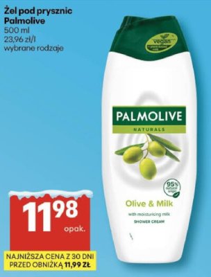 Żel pod prysznic Palmolive Olive & Milk promocja w Delikatesy Centrum