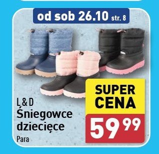 Śniegowce dziecięce 31-34 L&d promocja