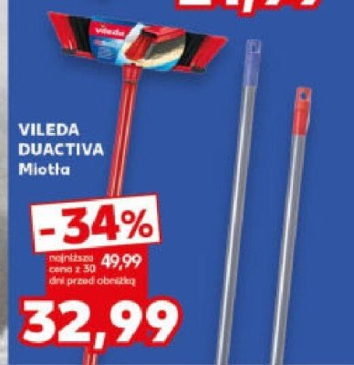Miotła DUACTIVA promocja w Kaufland