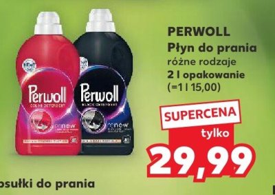 Płyn do prania PERWOLL różne rodzaje 2 l promocja w Kaufland