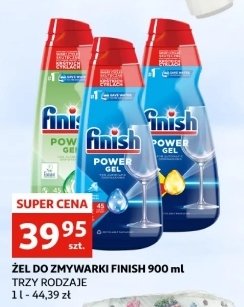 Żel do zmywarek lemon Finish all in 1 max promocja