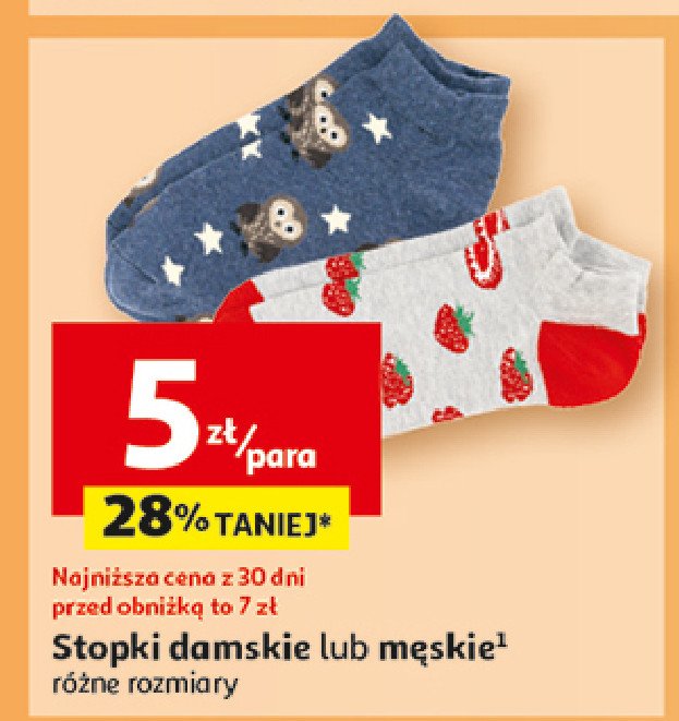 Stopki męskie promocja w Auchan
