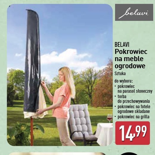 Pokrowiec na grill BELAVI promocja w Aldi