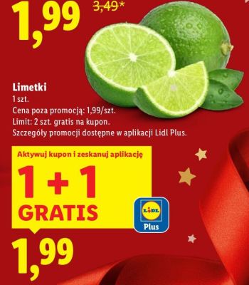 Limetki promocja w Lidl