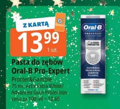 Pasta do zębów Oral-B Pro-Expert Procter&Gamble 75 ml 2+1 promocja w Leclerc