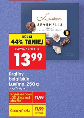 Praliny belgijskie, 250 g promocja w Biedronka
