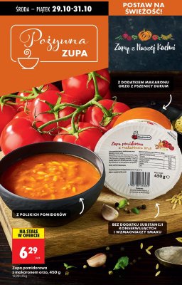 Zupa pomidorowa z makaronem orzo, 450 g promocja w Biedronka