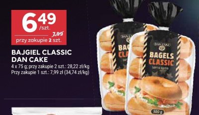Bajgiel Classic Dan Cake promocja w Stokrotka