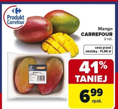 Mango 2 szt. Carrefour promocja w Carrefour Market