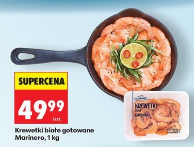 Krewetki białe gotowane Marinero, 1 kg promocja w Biedronka