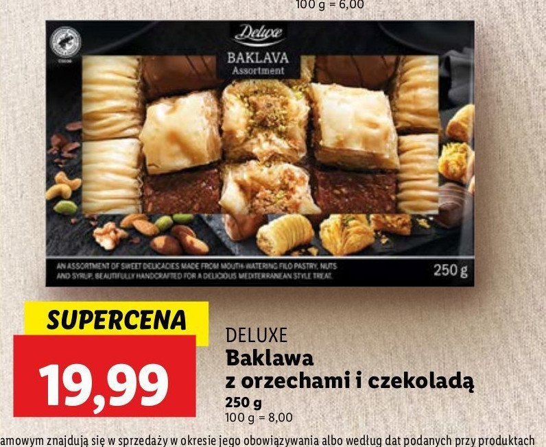 Baklawa Deluxe promocja