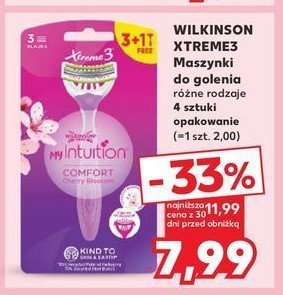 Maszynki do golenia cherry blossom Wilkinson my intuition comfort promocja