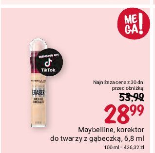 Korektor w płynie 01 light Maybelline eraser eye anti age promocja