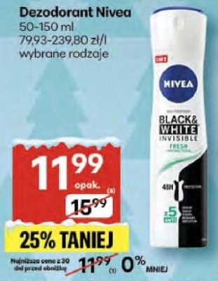 Dezodorant Nivea promocja w Delikatesy Centrum