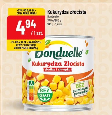 Kukurydza złocista Bonduelle promocja w POLOmarket