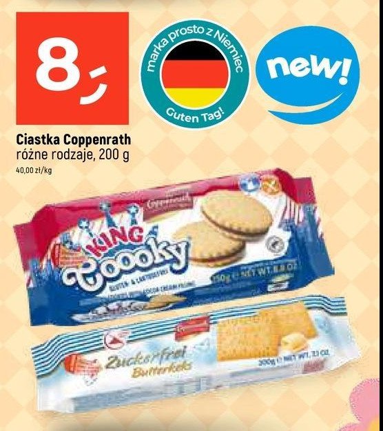 Ciastka king coooky Coppenrath promocja w Dealz