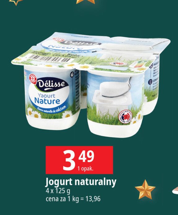 Jogurt Wiodąca marka delisse promocja w Leclerc