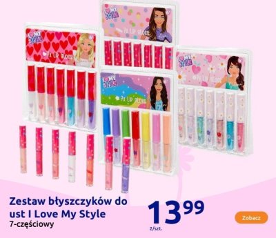 Zestaw błyszczyków do ust  promocja w Action