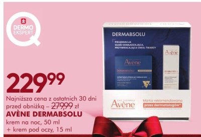 Krem AVÈNE DERMABSOLU na noc, 50 ml + krem pod oczy, 15 ml promocja w Super-Pharm