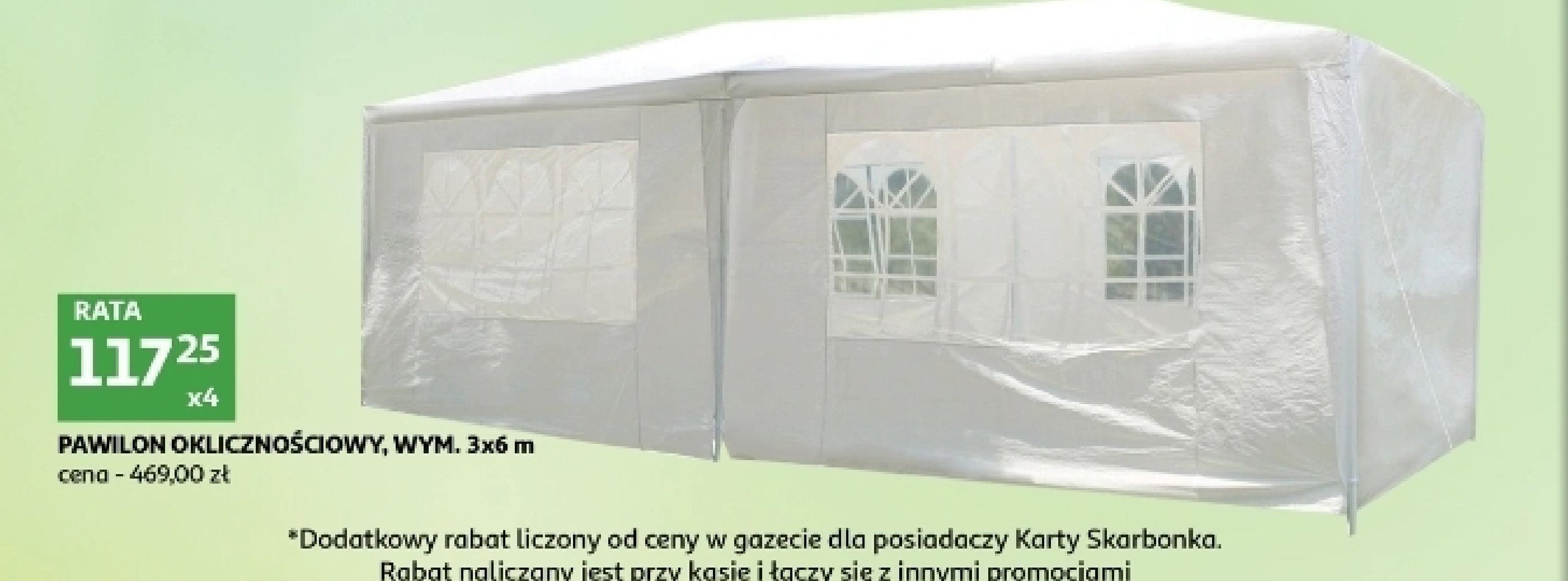 Pawilon bankietowy 3 x 6 m promocja