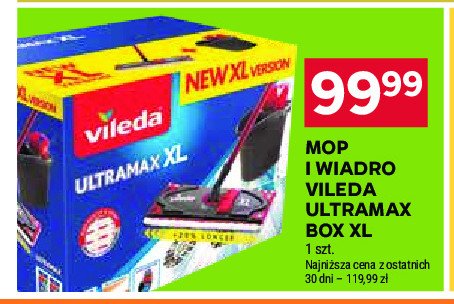 Mop płaski ultramax xl Vileda promocja w Stokrotka