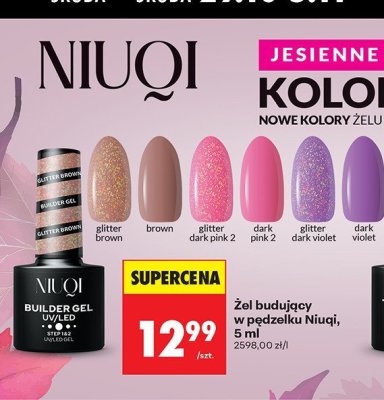 Żel budujący w pędzelku  promocja w Biedronka